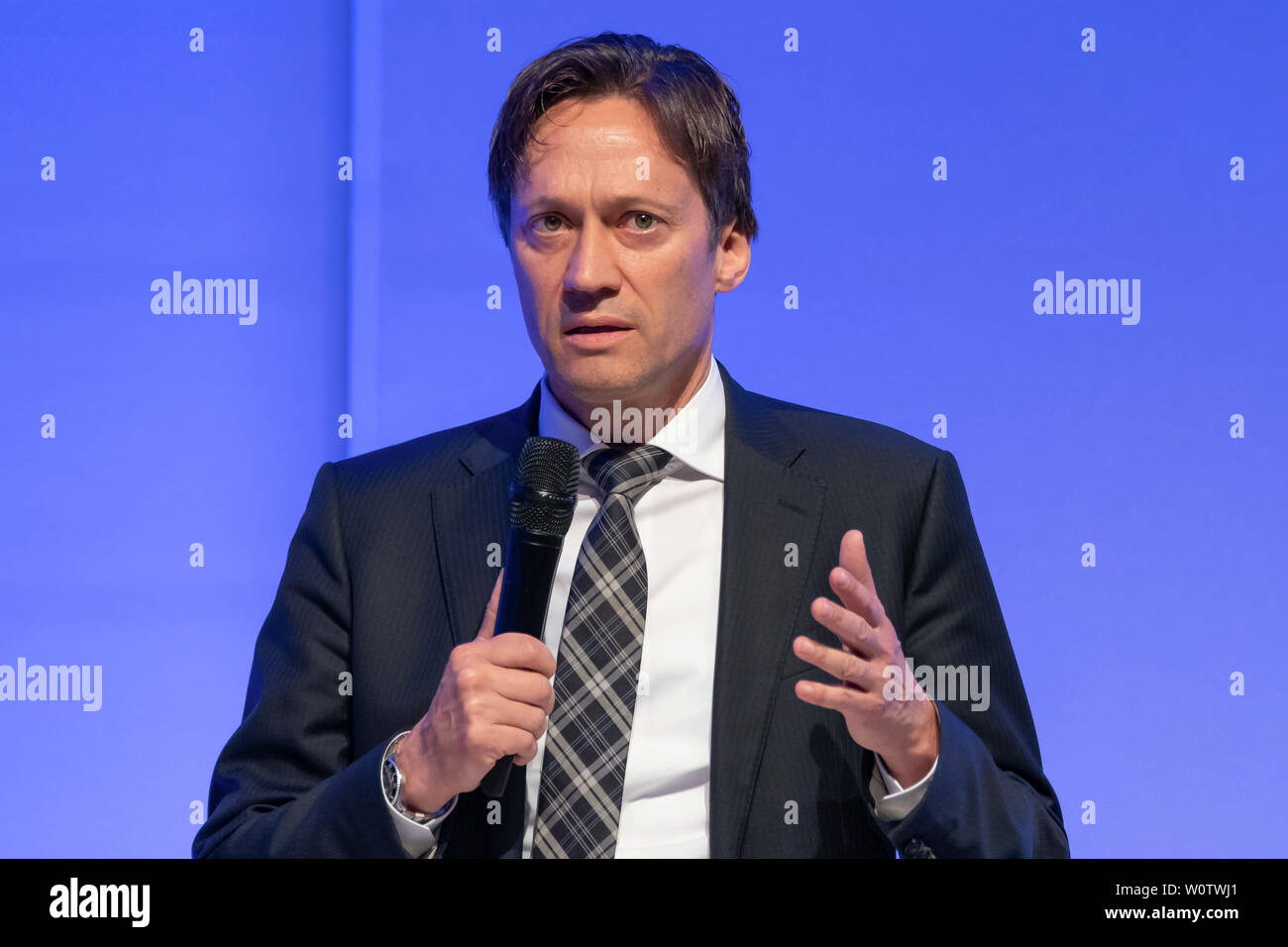 InnoTrans 2018 - Opening Ceremony - Michael Peter, Geschäftsführer, Siemens Mobility Stock Photo