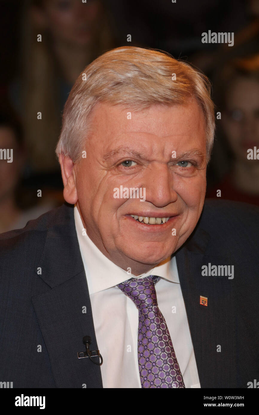 Volker Bouffier  (Politiker), Lanz, Sendung 2 vom 14.11.2018, Hamburg Stock Photo