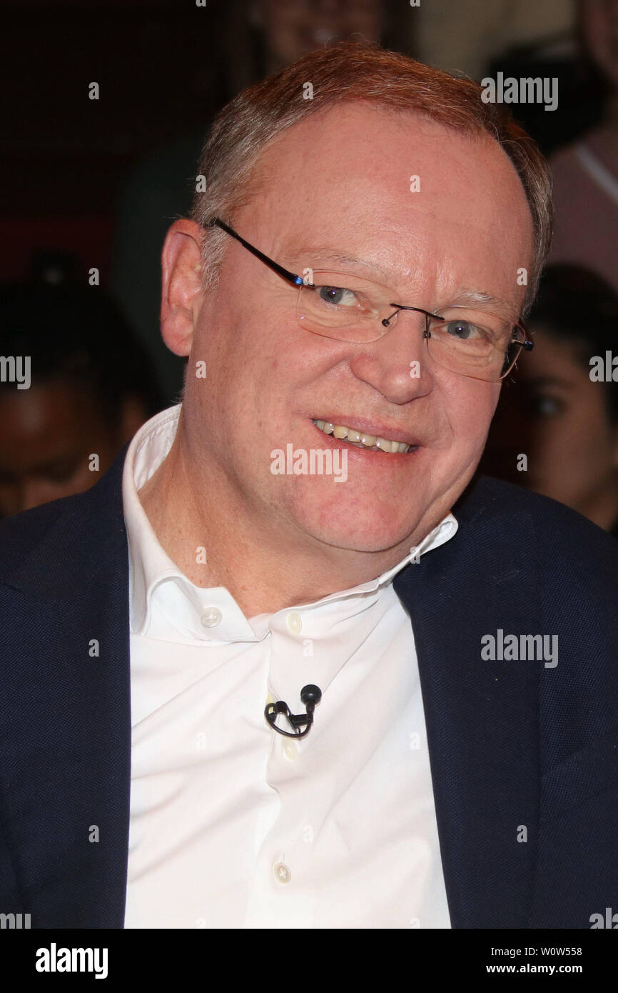 Stephan Weil (Politiker), Lanz, Sendung 2, 28.11.2018, Hamburg Stock Photo