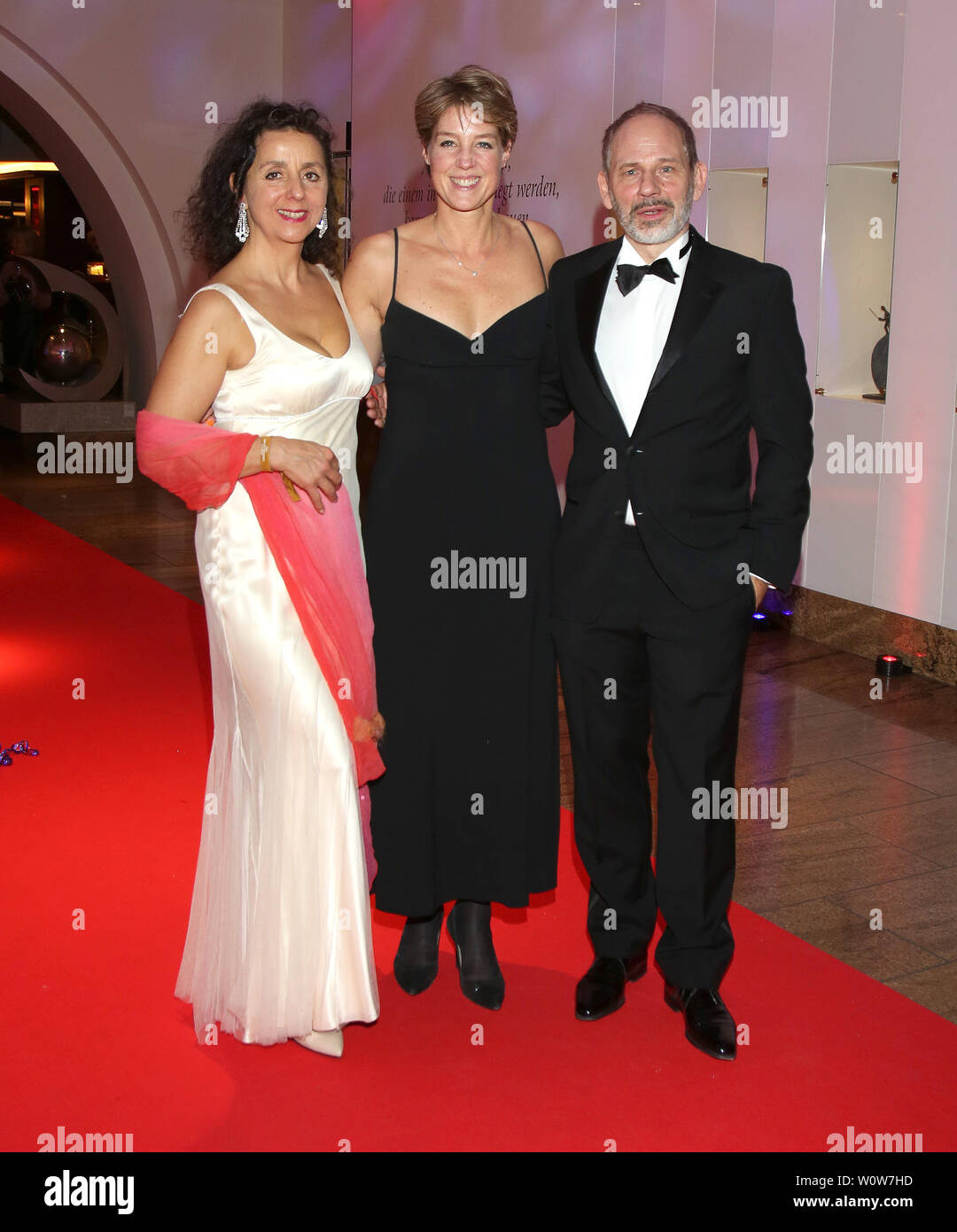 Dorothea Lott, Christina Block ,Michael Lott  ,New Year Eve reception at the Hotel Grand Elysee  in Hamburg 31.12.2018 Stock Photo