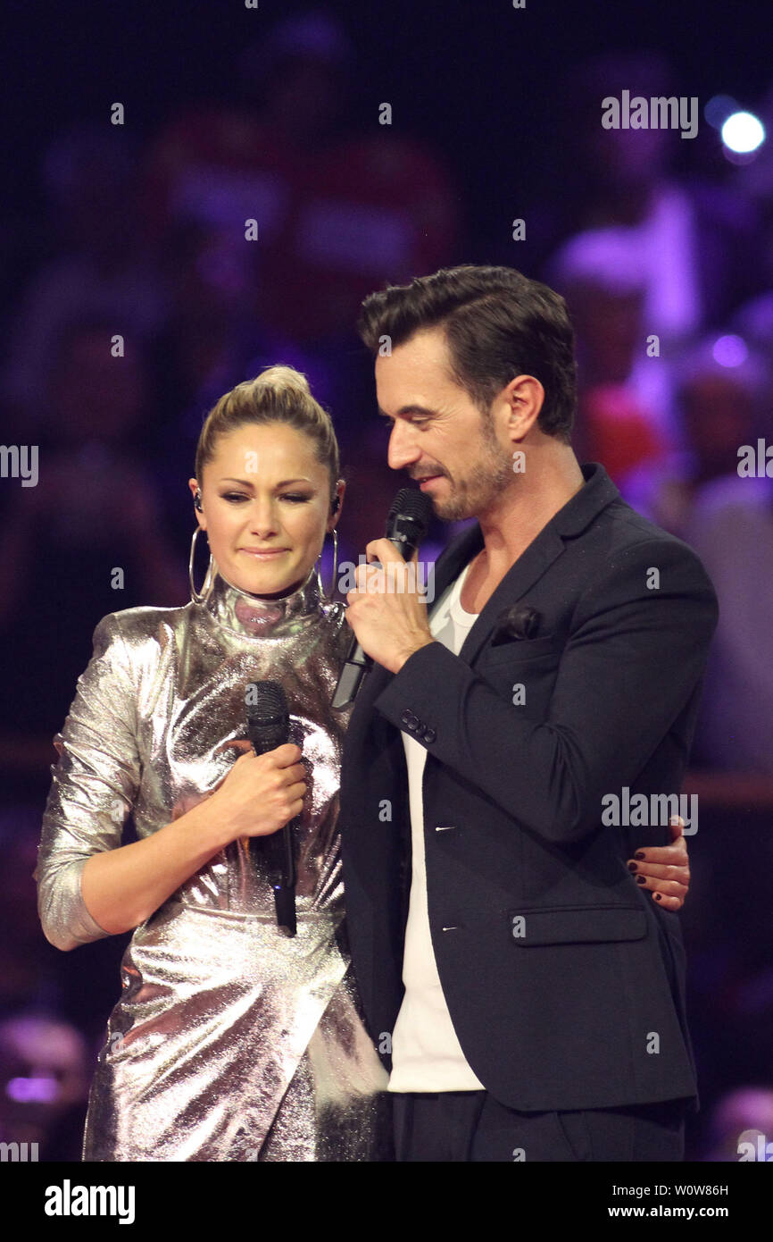 Florian Silbereisen Helene Fischer Schlagerchampions Velodrom Berlin 12 01 2019 Stock Photo Alamy
