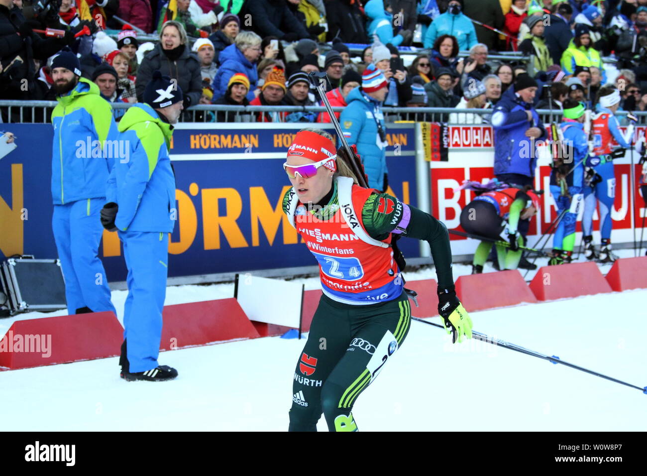Denise Herrmann Wsc Erzgebirge Oberwiesenthal Beim Ibu Biathlon Staffelrennen Der Frauen Weltcup In Ruhpolding 2019 Stock Photo Alamy