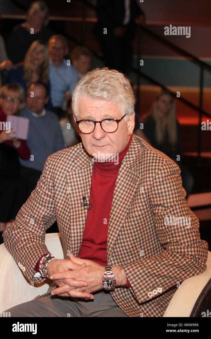 Marcel Reif Journalist Hamburg Stock Photos Marcel Reif