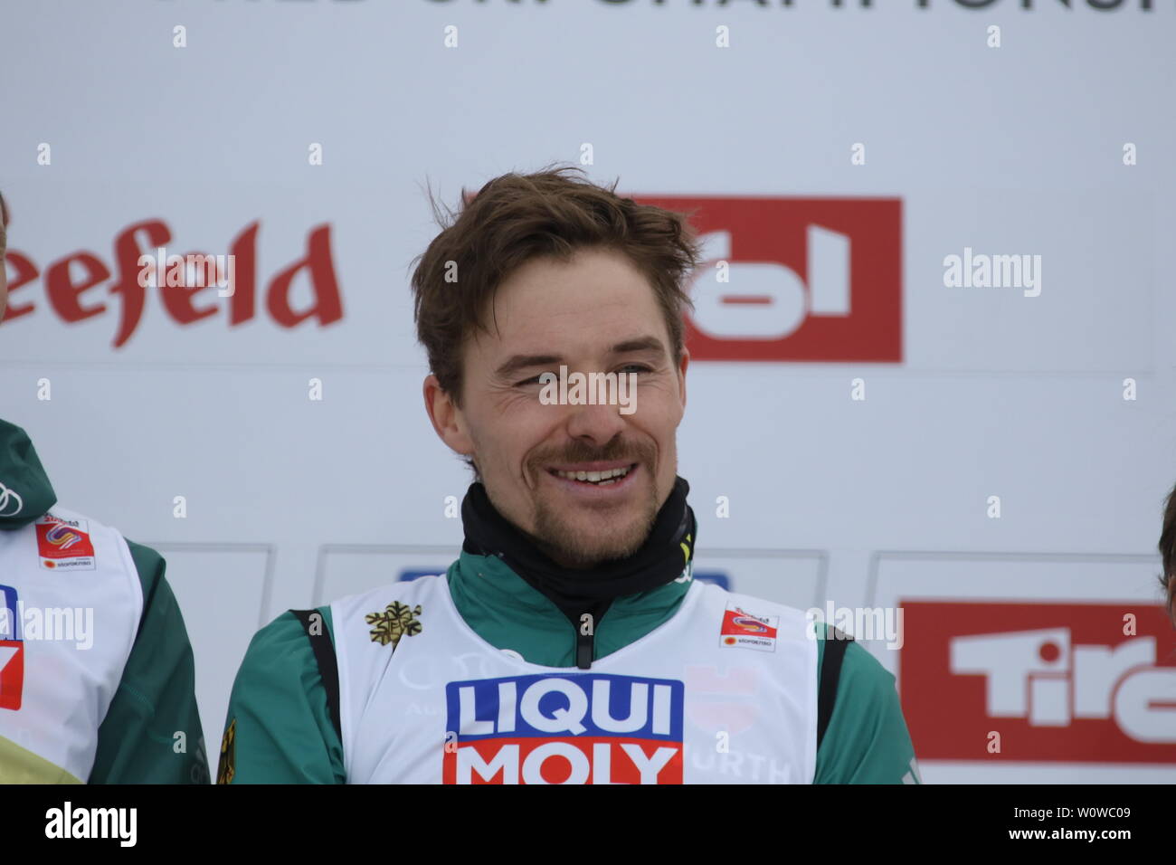 Fabian Riessle (SZ Breitnau /Deutschland),  Teamsprint Nordic Combined FIS Nordische Ski-WM 2019 in Seefeld Stock Photo