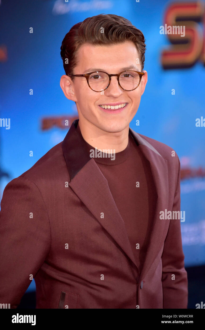 Tom Holland at the world premiere of the feature film 'Spider-Man: Far from Home' at the TCL Chinese Theater. Los Angeles, 26.06.2019 | usage worldwide Stock Photo