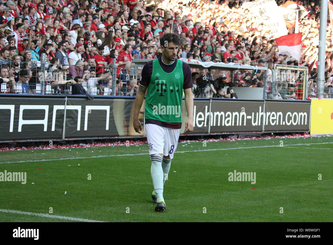 Javi Martínez (Bayern),   1. BL: 18-19: 27. Sptg. -  SC Freiburg vs. FC Bayern München  DFL REGULATIONS PROHIBIT ANY USE OF PHOTOGRAPHS AS IMAGE SEQUENCES AND/OR QUASI-VIDEO  Foto: Joachim Hahne/johapress Stock Photo