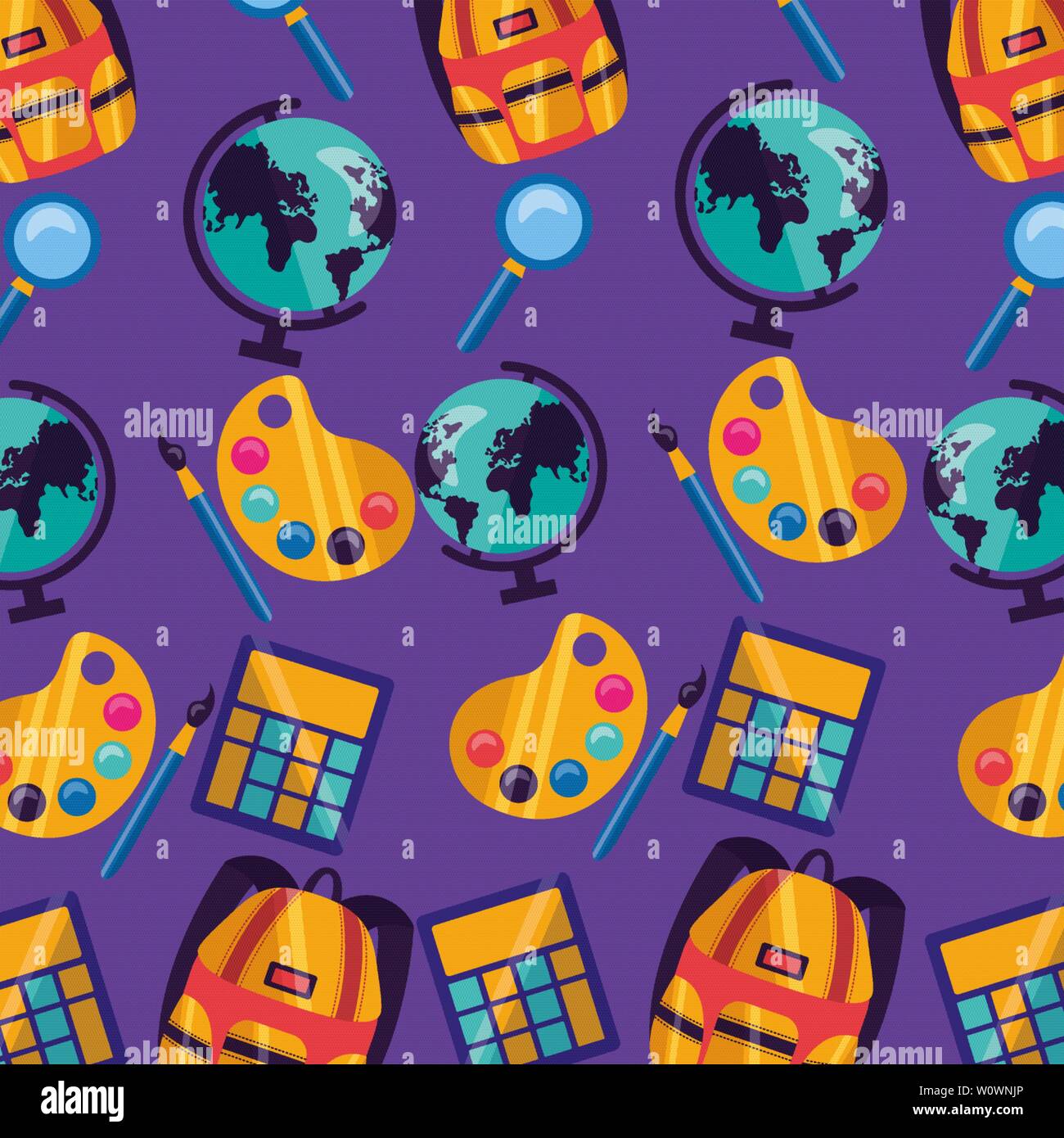 back to school supplies Stock Vector Image & Art Alamy