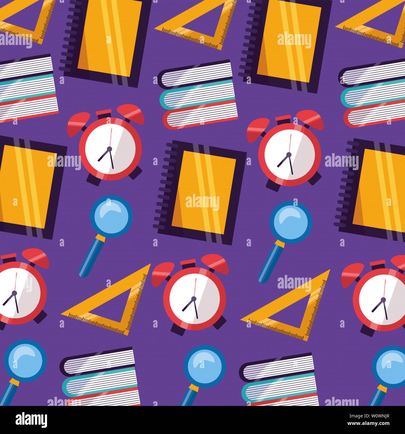 back to school supplies Stock Vector Image & Art Alamy