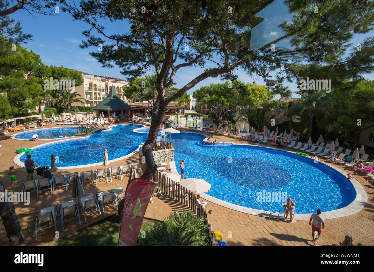 View of swimming pool at Vanity Hotel Suite, Cala Mesquida, Capdepera