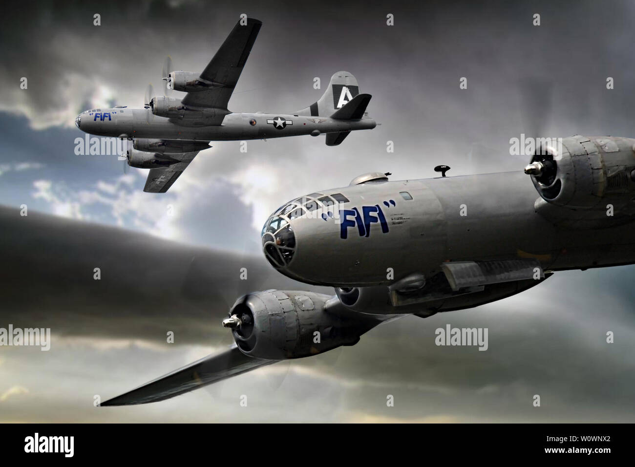Boeing B-29 Superfortress Fifi Stock Photo