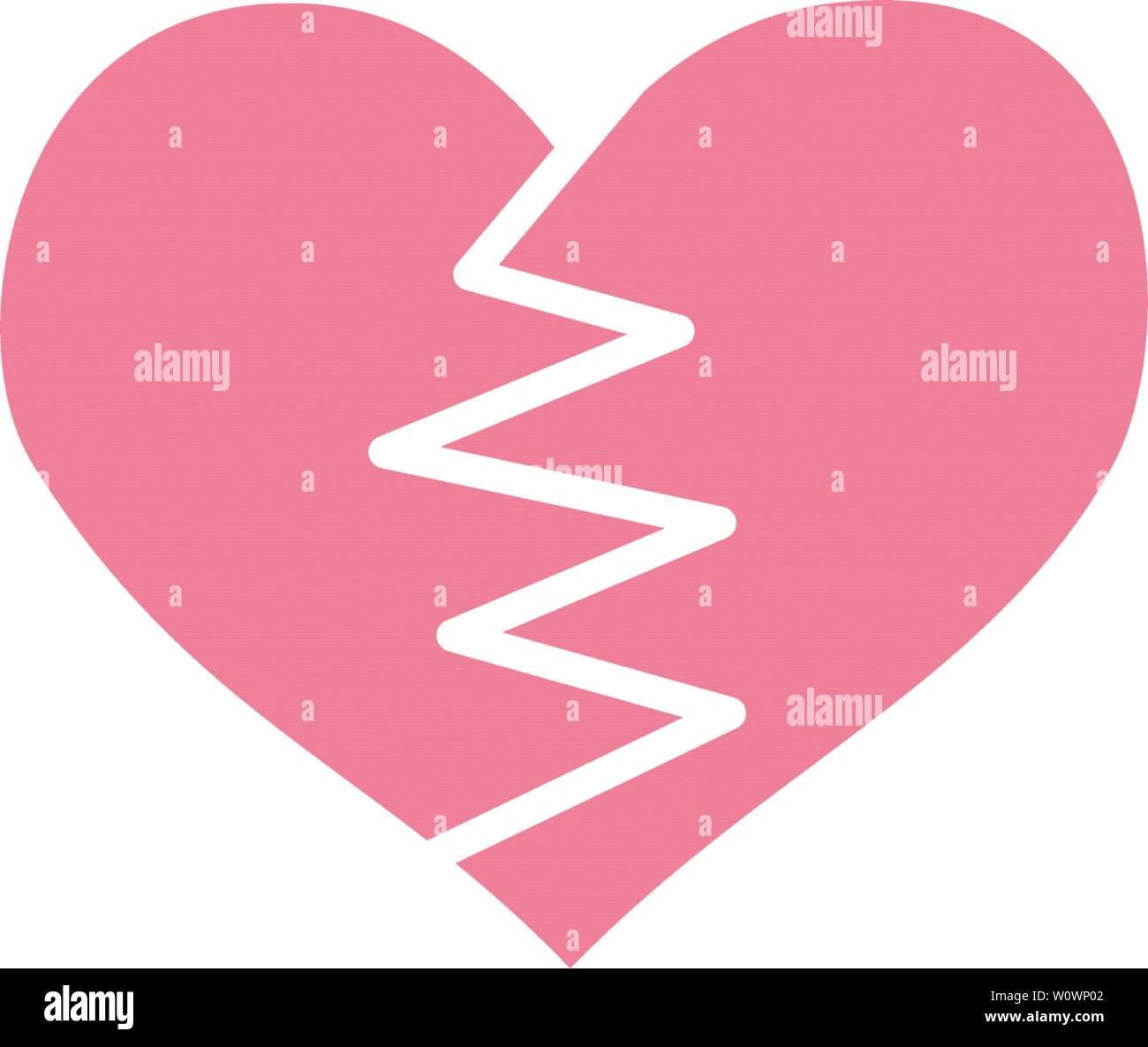 heart broken romance white background Stock Vector Image & Art - Alamy