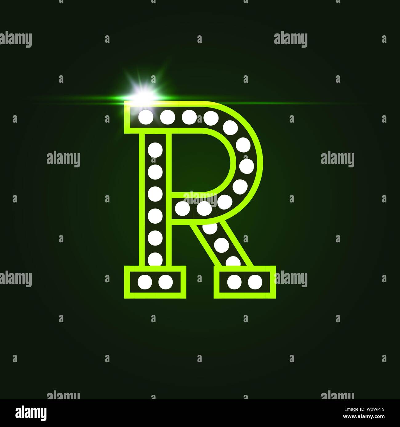 Decorative letter r hi-res stock photography and images - Alamy