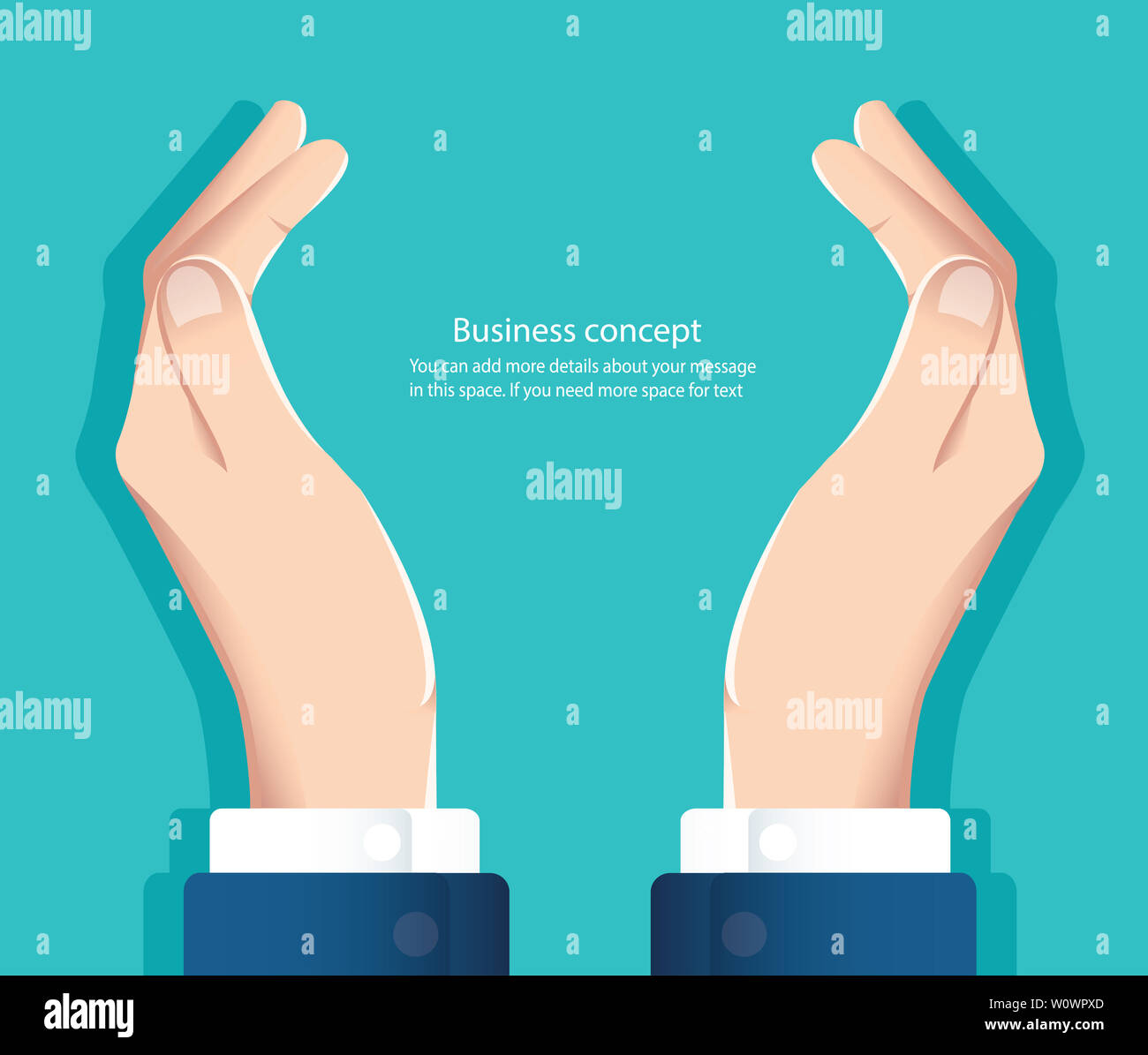 free hands. hand holding something Stock Photo Alamy