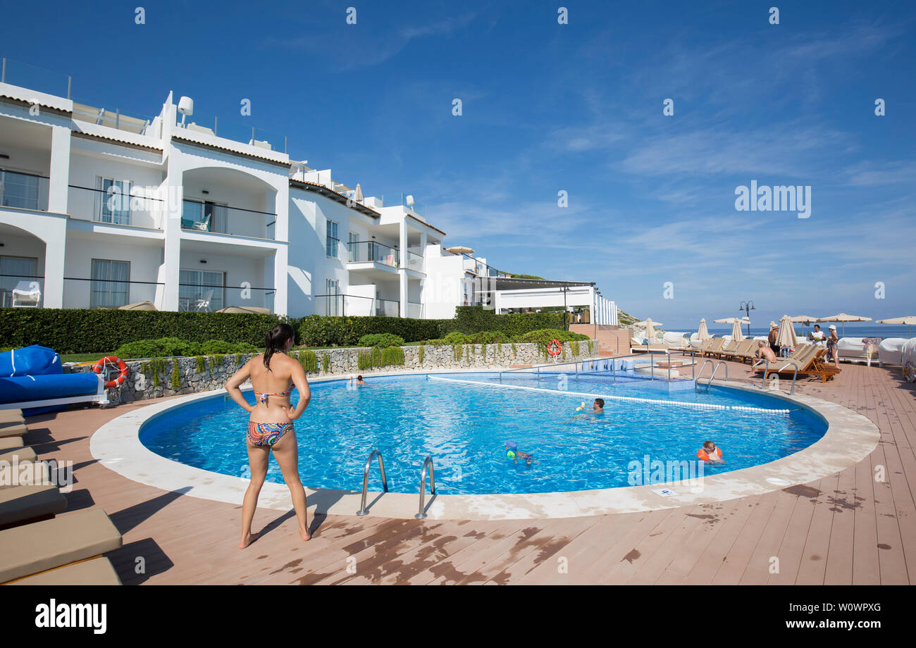 View of swimming pool at Vanity Hotel Suite, Cala Mesquida, Capdepera