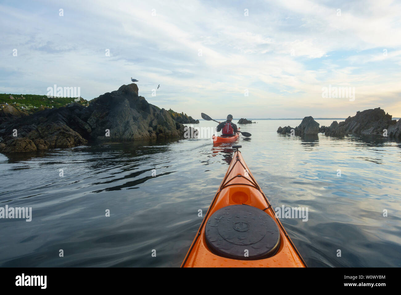 Sea kayaking around the Murray Isles and Ardwall, near Carrick