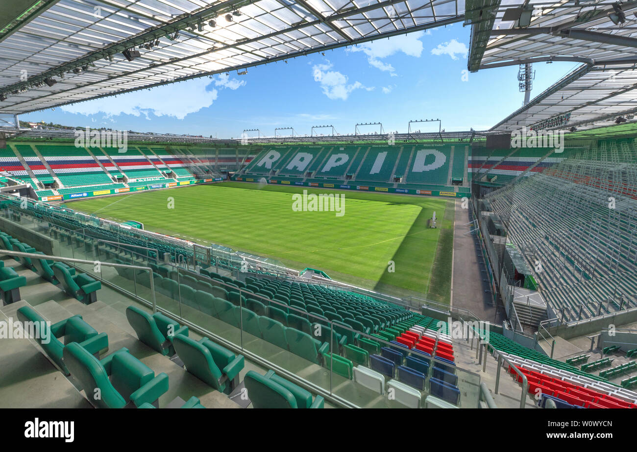 Visiting Allianz Stadion. Vienna, Austria Stock Photo - Alamy