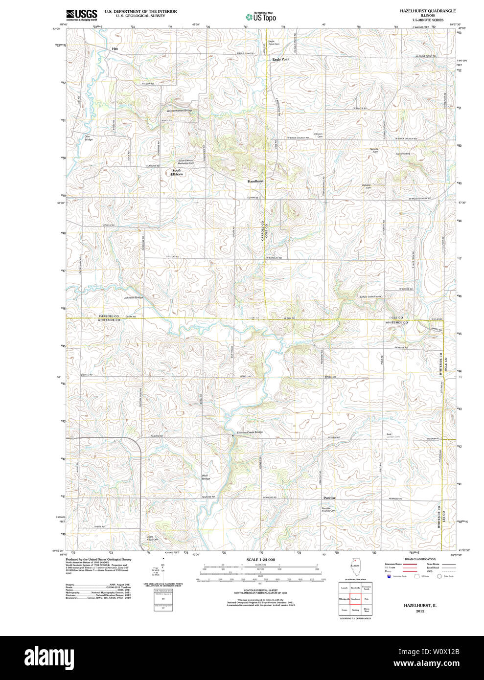 Map of hazelhurst Cut Out Stock Images & Pictures Alamy