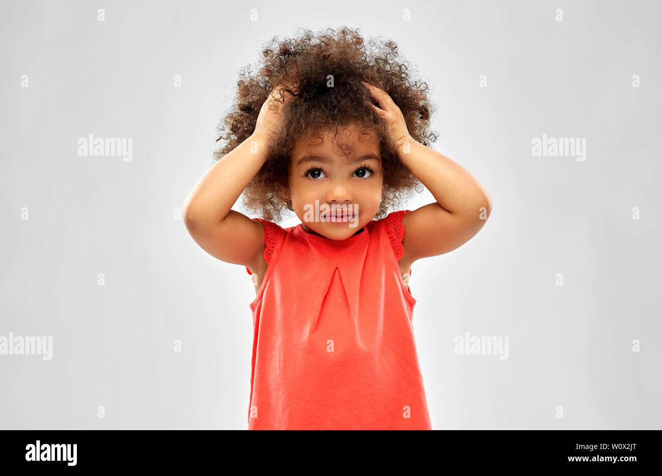 Disheveled Male Standing Like Shell-shocked Touching Hair Stock Image -  Image of posing, grunge: 202897141