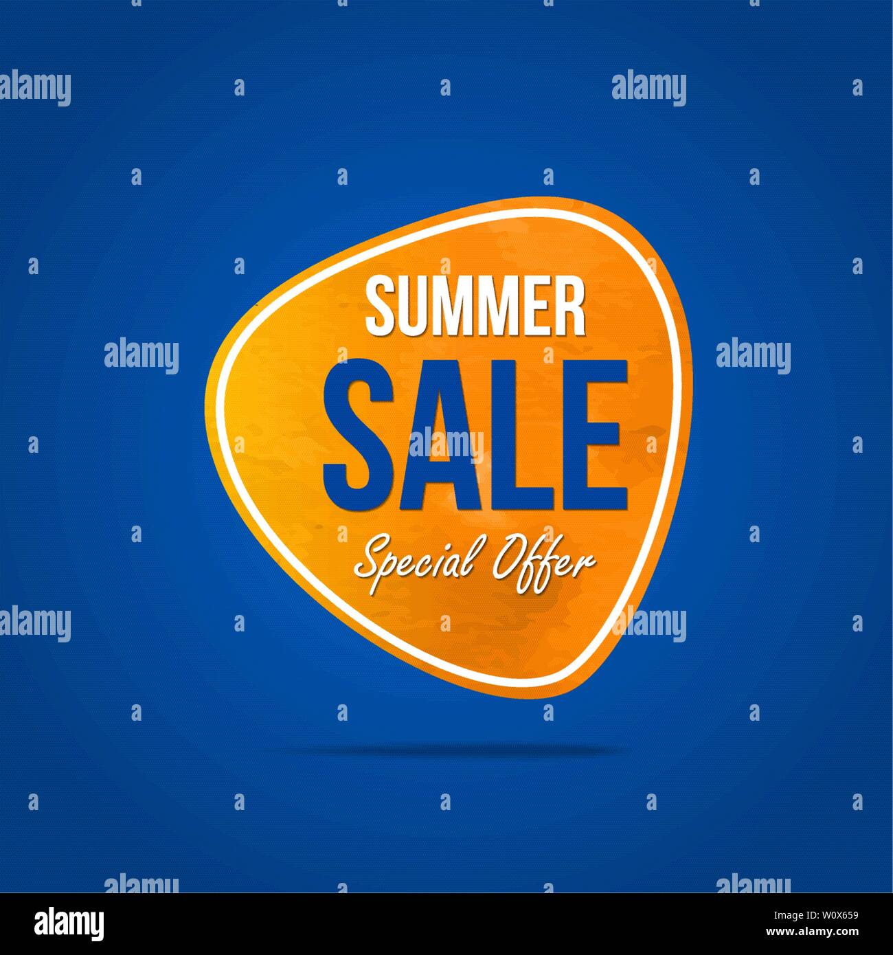 Summer sale label sticker, sale discount price tag, label design for your discount campaign promotion in several occasion season sales Stock Vector