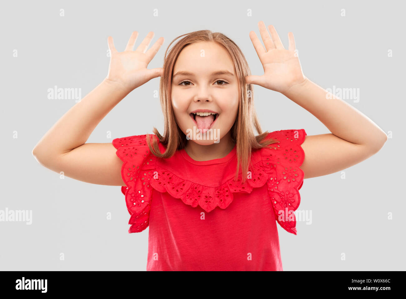 Girl big ears sticking out hires stock photography and images Alamy