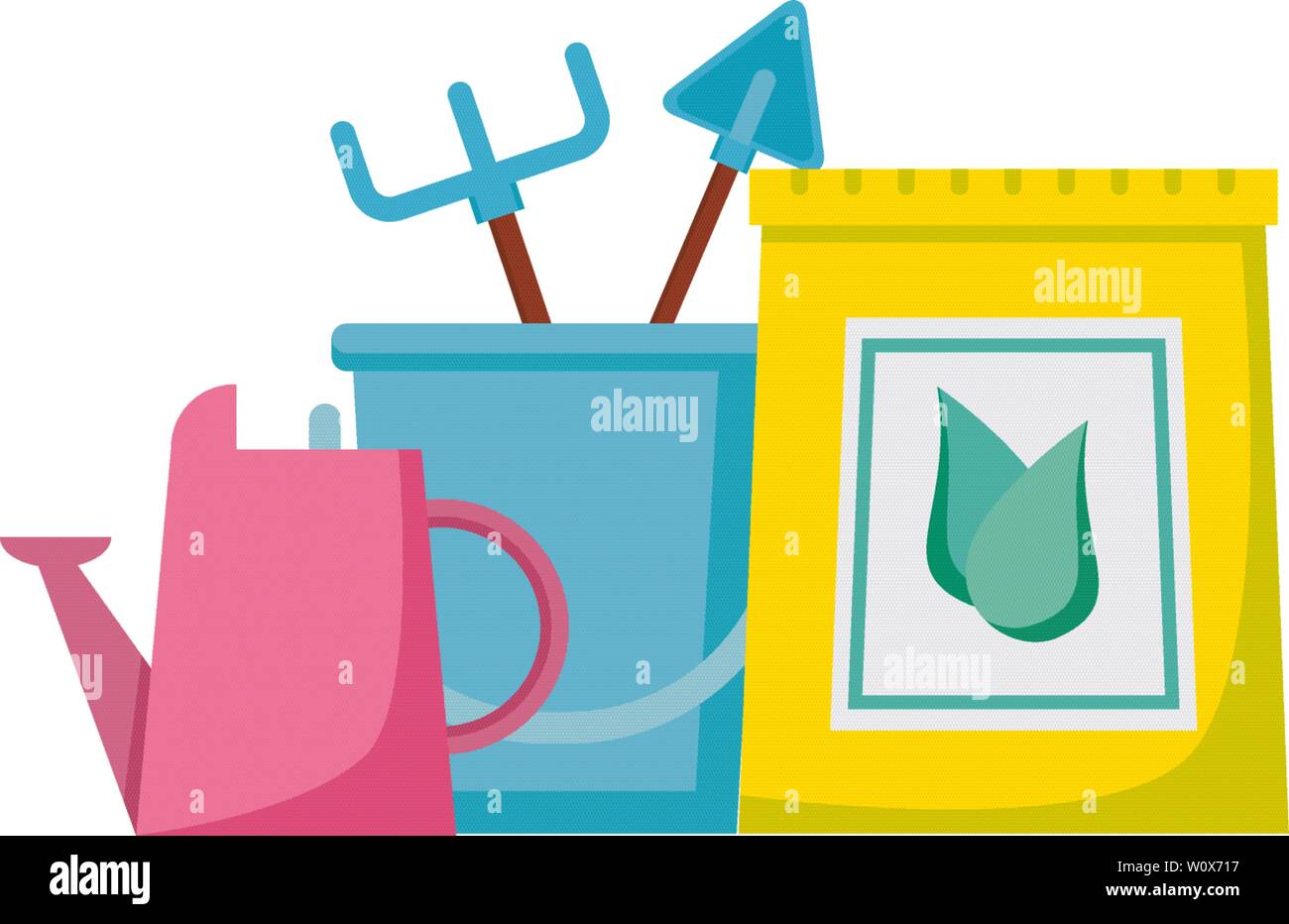 tools decoration gardening flat design Stock Vector Image & Art - Alamy