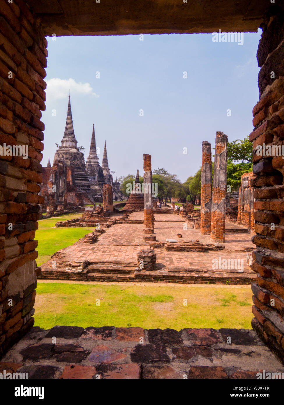 Wat Phra Sri Sanphet, Ayutthaya, Thailand Stock Photo