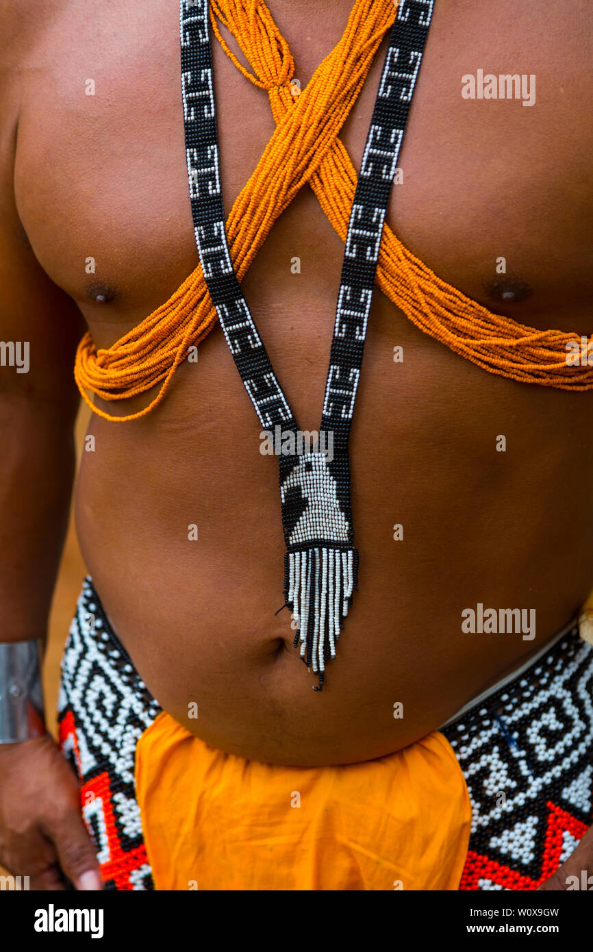 Embera Ethnic Group Community Chagres River Chagres National Park Colon Province Panama