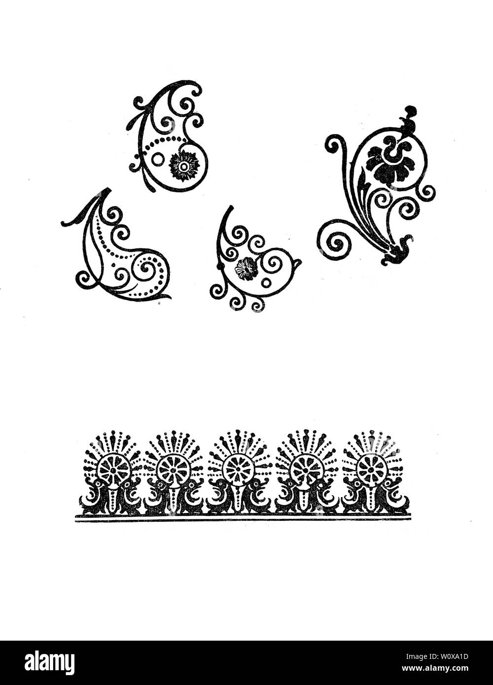 Bookbinding illustration. Retro and old image Stock Photo Alamy