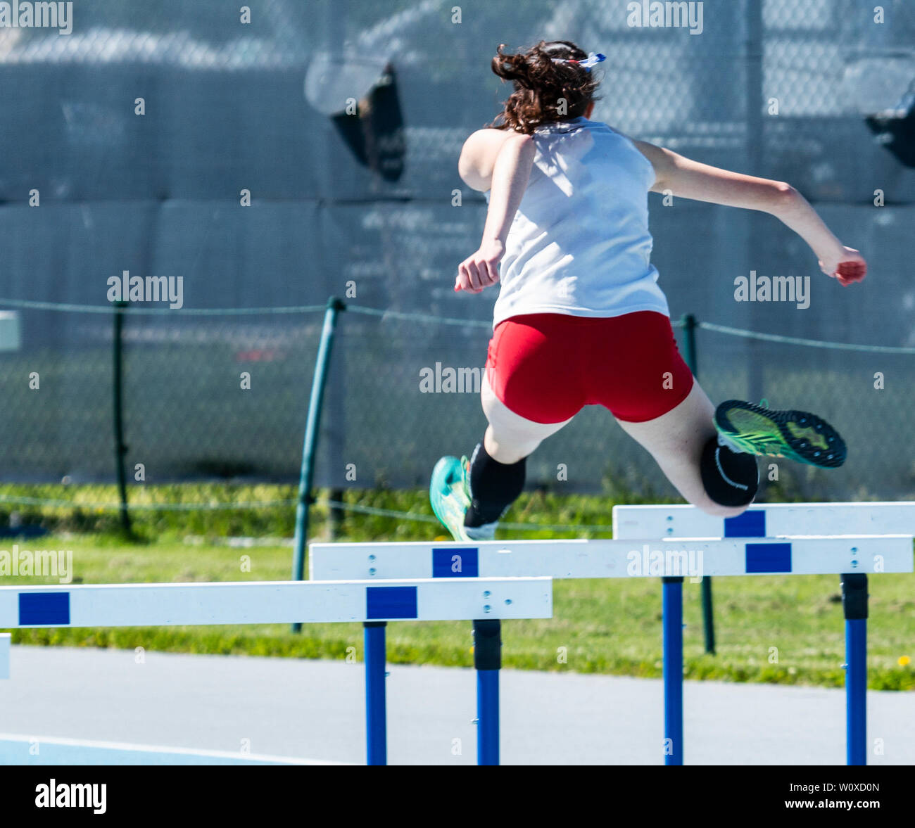 Girl in tight shorts hi-res stock photography and images - Alamy