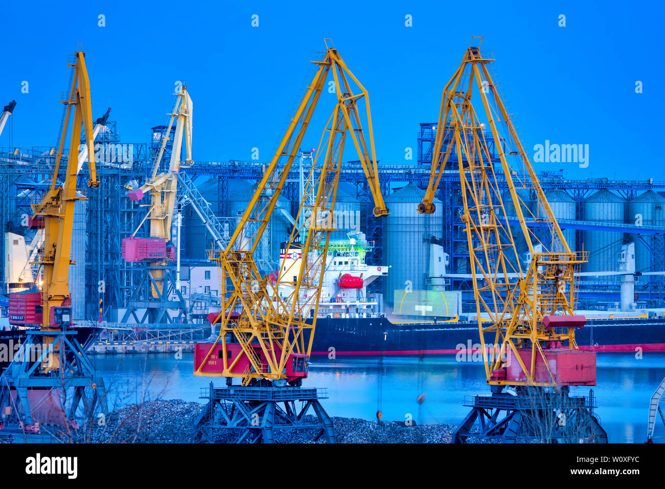 Odessa sea port ,Odessa, Ukraine Stock Photo
