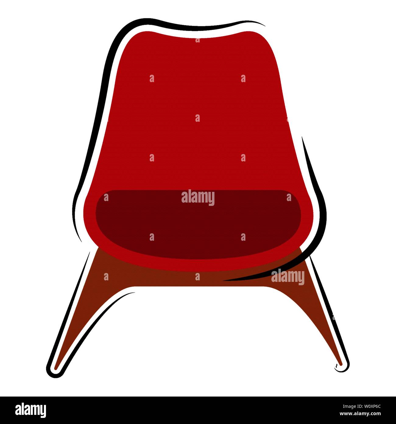 Isolated modern office chair icon - Vector illustration Stock Vector ...