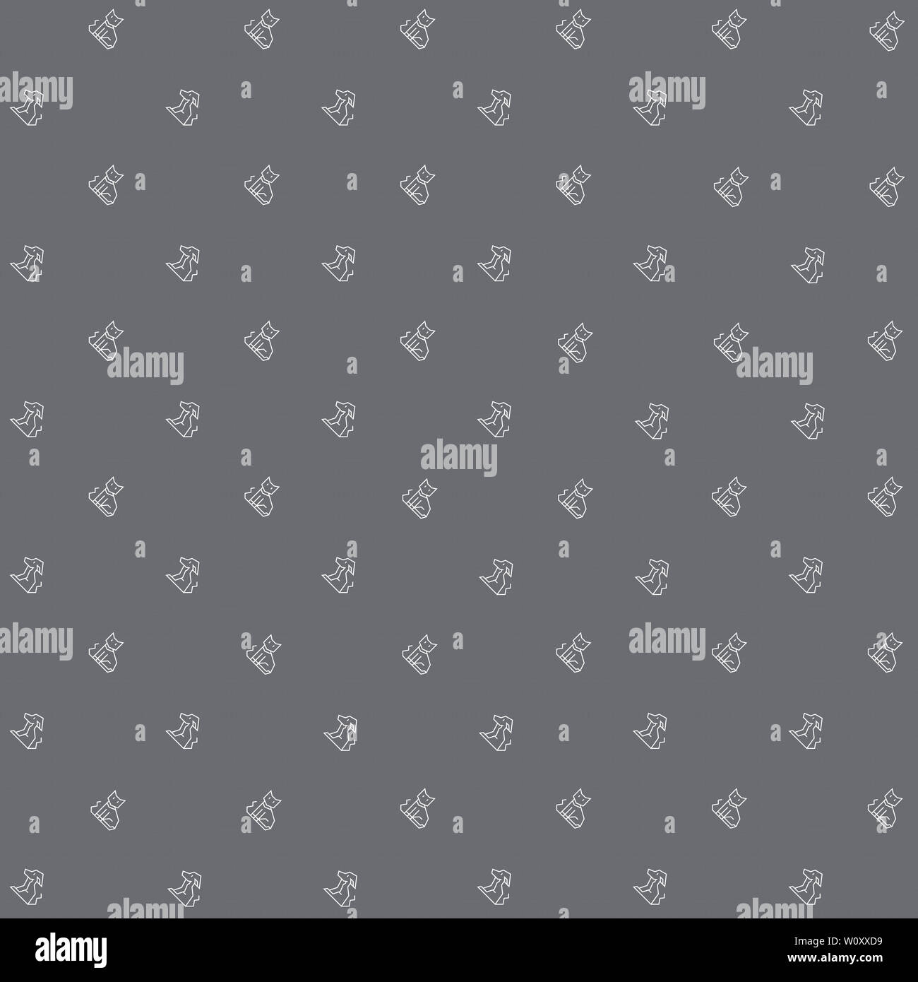 Cute Pet Icon Patterns for Background Design Layout Images Stock Photo