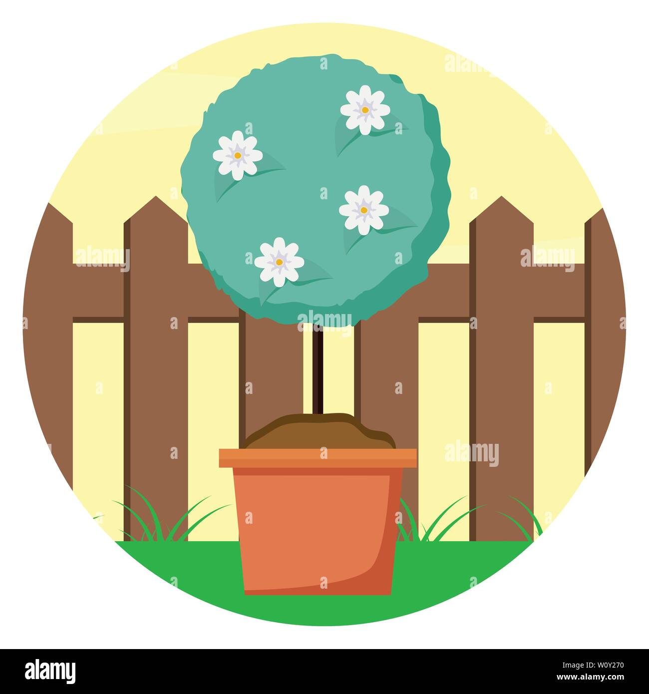 tools decoration gardening flat design Stock Vector Image & Art - Alamy