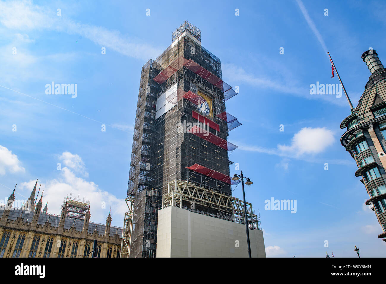 Big Ben renovation in London, United Kingdom Stock Photo