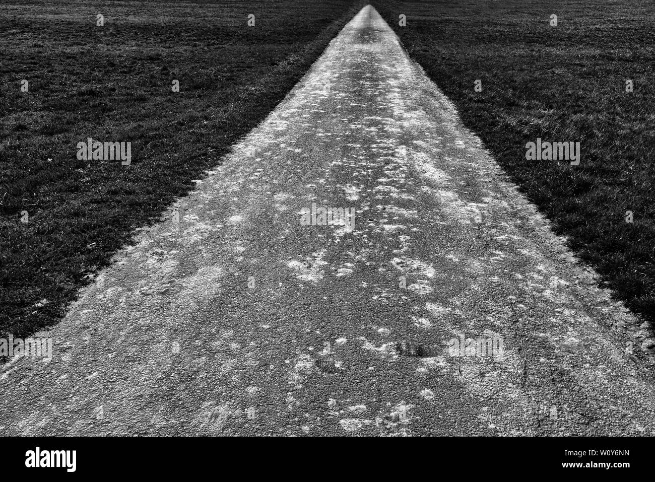 biking way, near Oberweser, Weser Uplands, Weserbergland, Hesse, Germany; Stock Photo