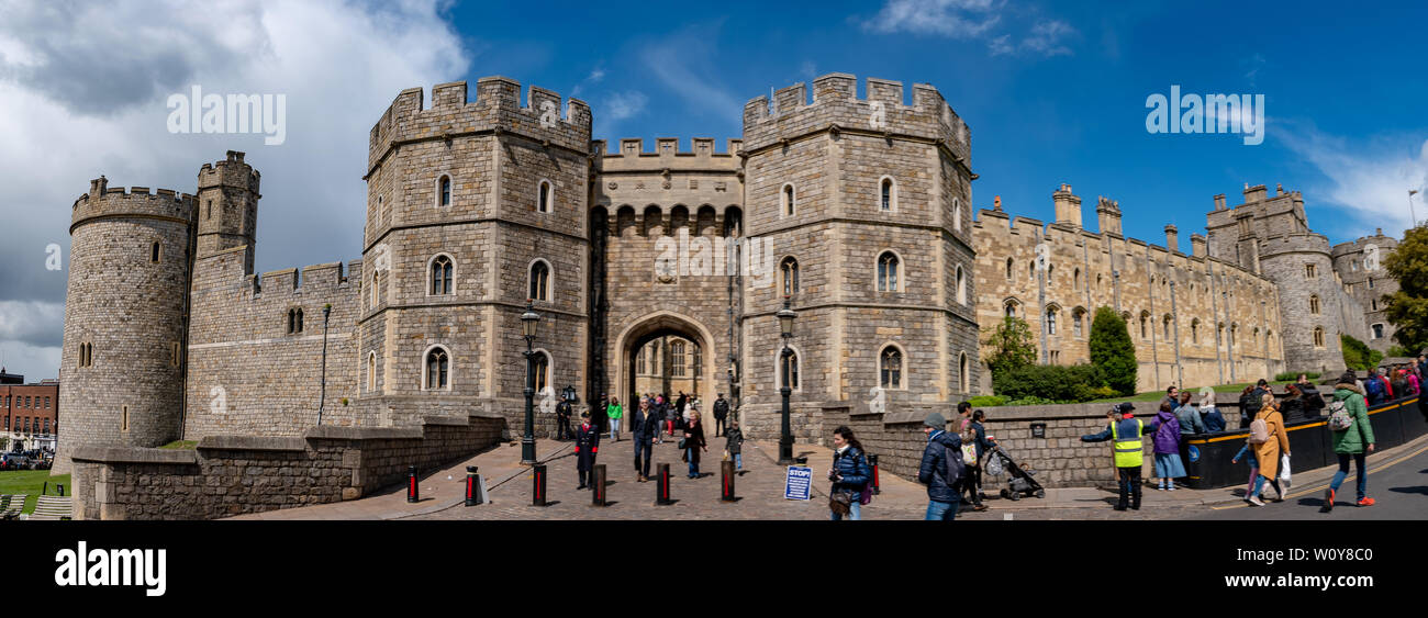 Windsor Castle at Windsor, United Kingdom Stock Photo