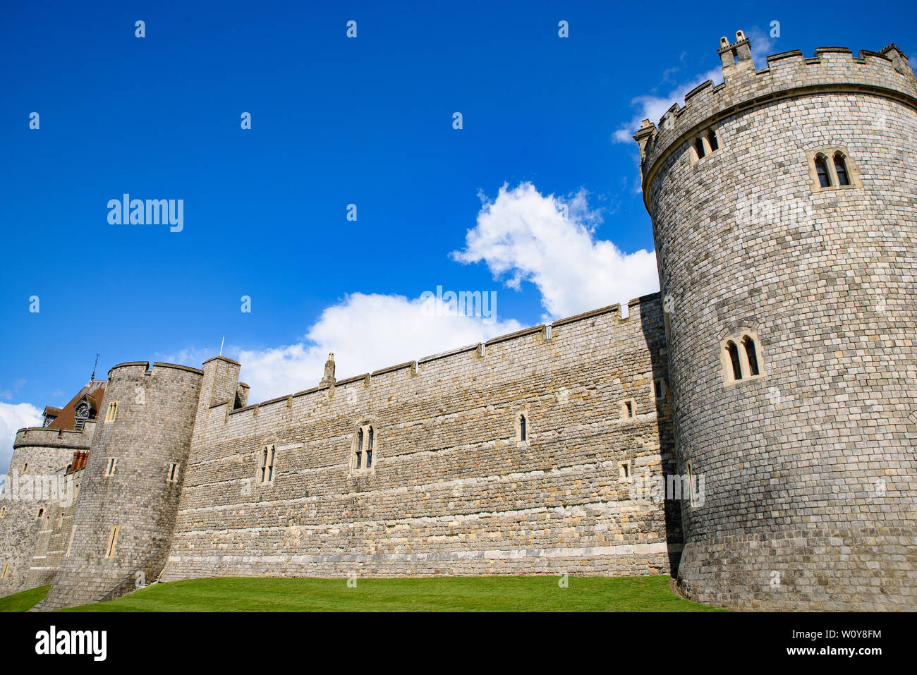 Windsor Castle at Windsor, United Kingdom Stock Photo