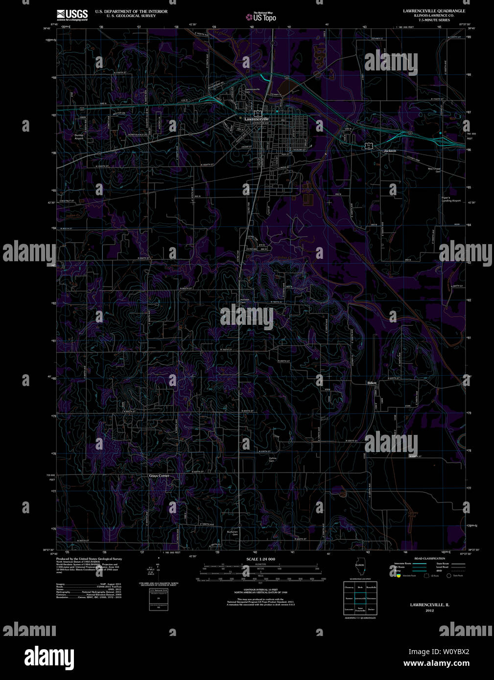 Map of lawrenceville hires stock photography and images Alamy