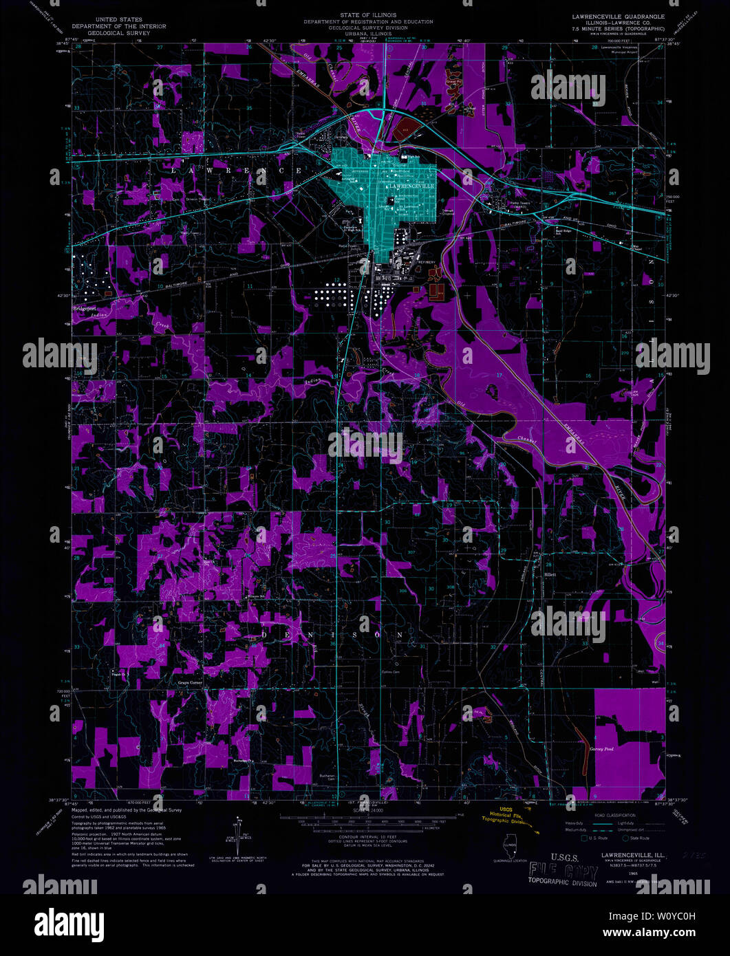 Map of lawrenceville hires stock photography and images Alamy