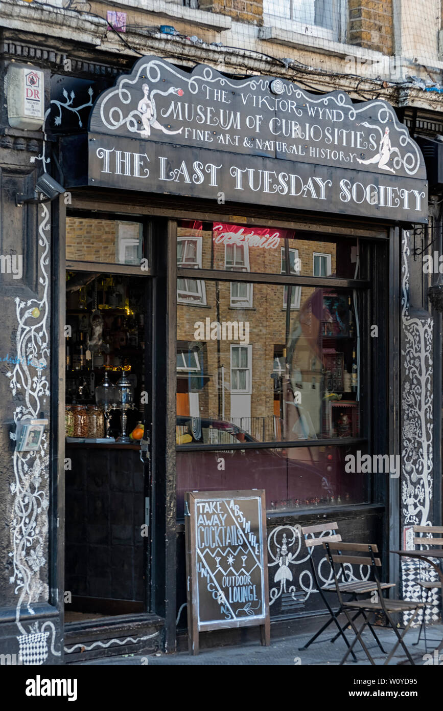 HACKNEY, LONDON The Last Tuesday Society a Museum of Curiosities in