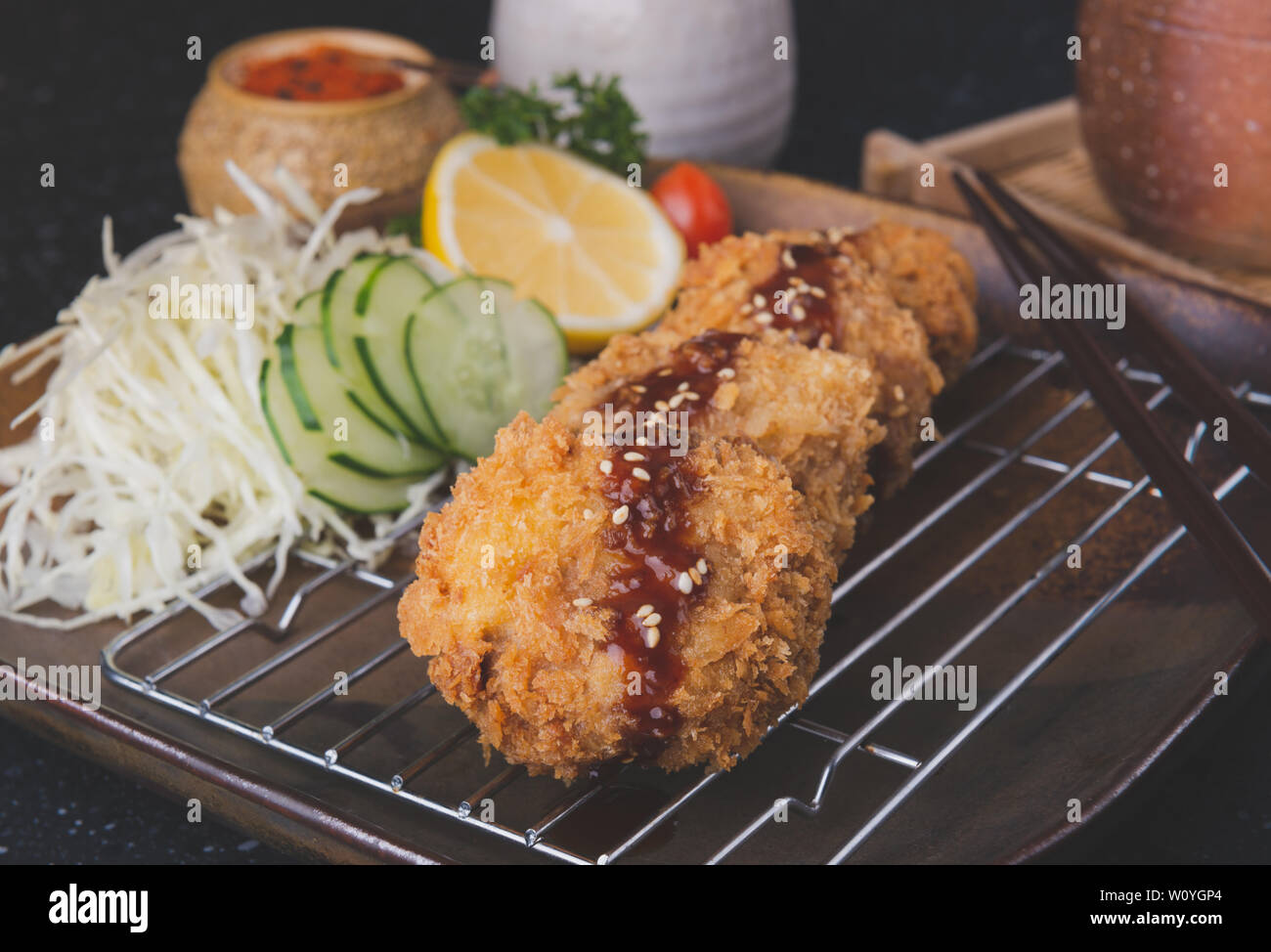 Menchi Katsu High Resolution Stock Photography And Images Alamy