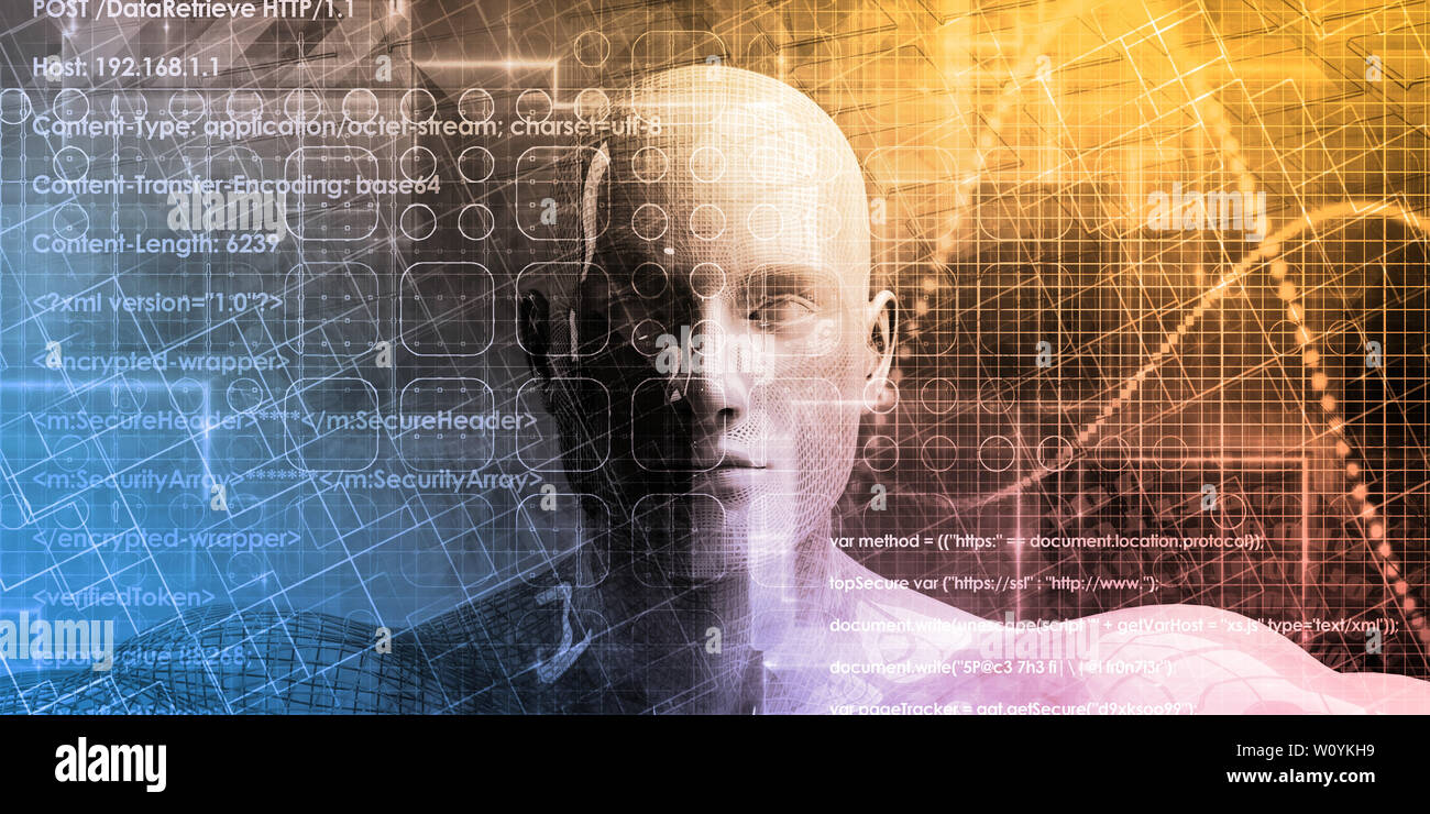 Full stack web developer background High Resolution Stock Photography ...