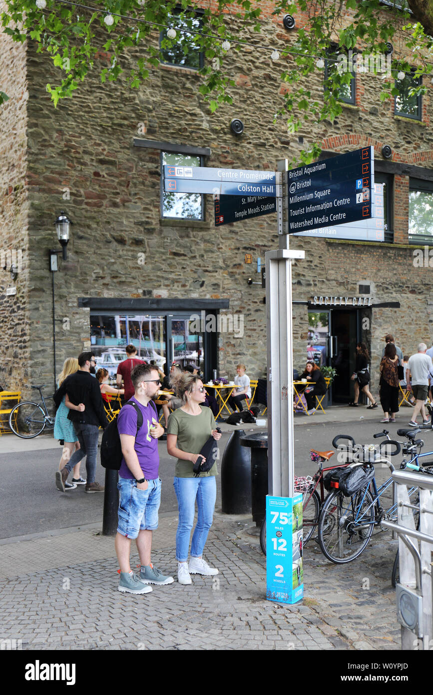 queen's square, Bristol Stock Photo Alamy