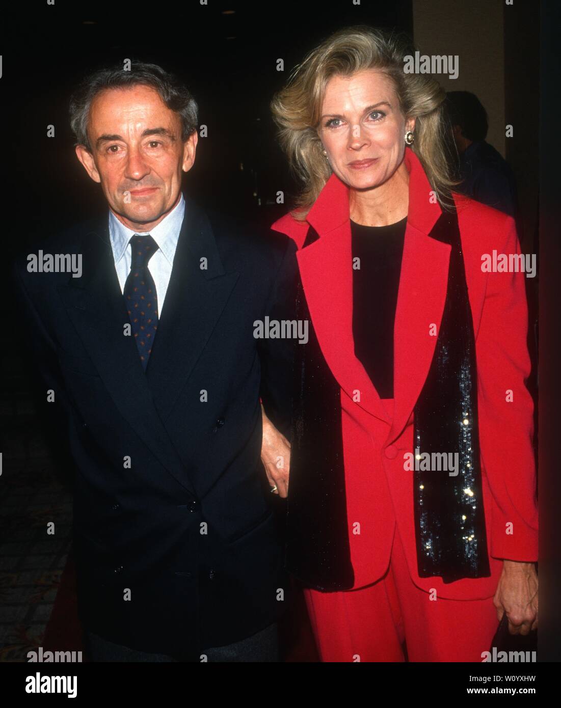 Louis Malle Candace Bergen 1990s Photo By Michael Ferguson/PHOTOlink.net Stock Photo