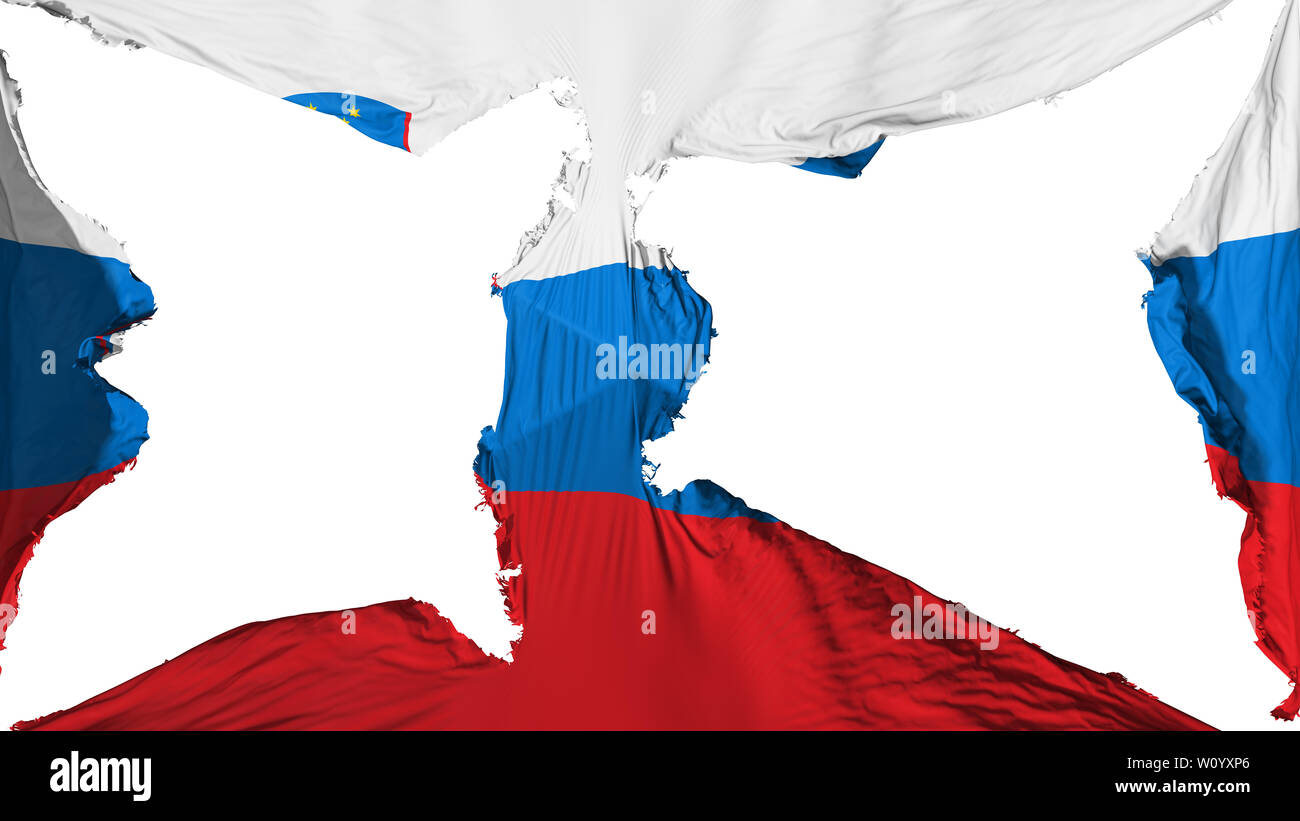 Destroyed Slovenia flag, white background, 3d rendering Stock Photo - Alamy