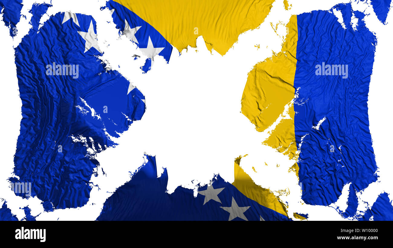 Bosnia herzegovina flag waving wind hi-res stock photography and images ...