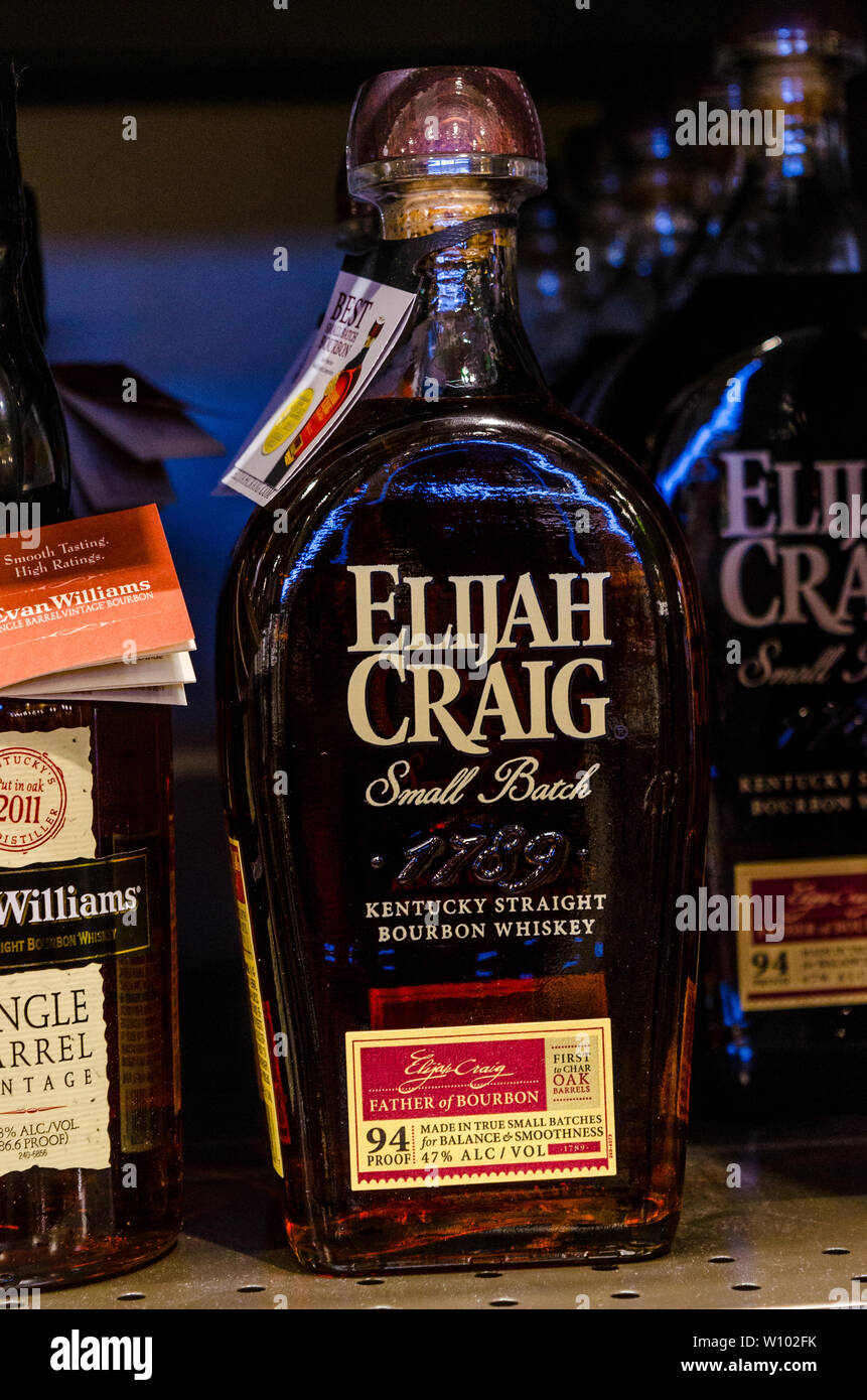 Whiskies at Total Wine and More in Pleasanton California USA Stock