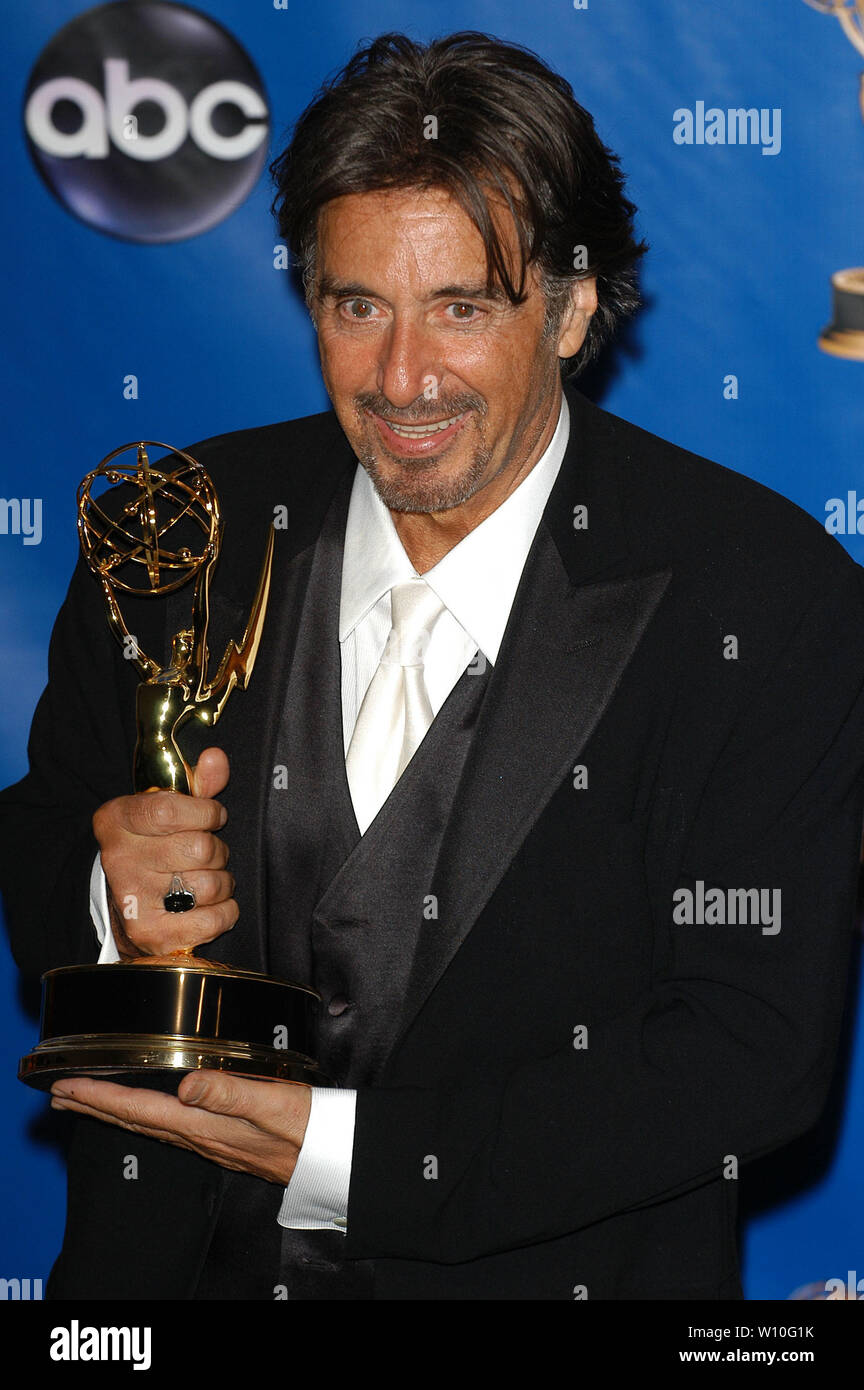 Al Pacino at The 56th Annual Primetime Emmy Awards - Press Room held at
