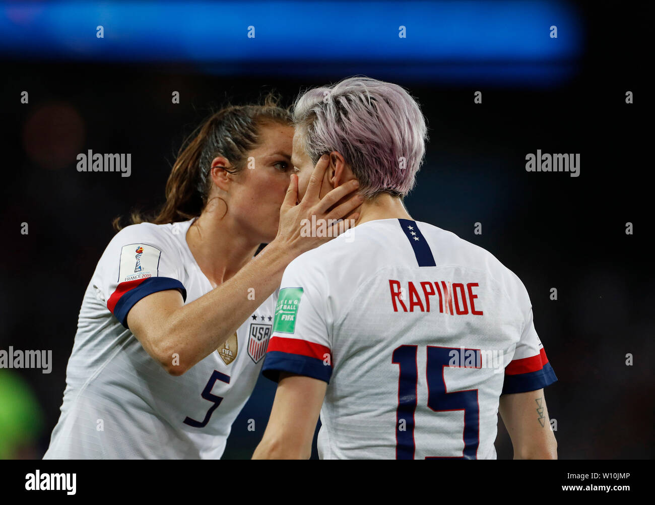 paris-france-28th-june-2019-megan-rapinoe-r-of-the-united-states-celebrates-after-scoring-with-teammate-kelley-o-hara-during-the-quarterfinal-match-between-france-and-the-united-states-at-the-2019-fifa-womens-world-cup-at-parc-des-princes-in-paris-france-june-28-2019-the-united-states-won-2-1-credit-ding-xuxinhuaalamy-live-news-W10JMP.jpg