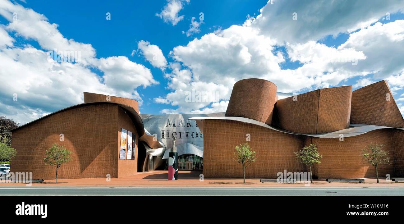 Marta Herford, Museum of Contemporary Art, Architect Frank O. Gehry, Herford, North Rhine-Westphalia, Germany Stock Photo